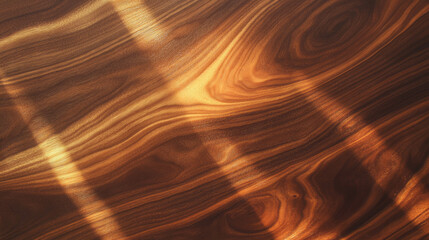 Poster - Walnut wood texture with dark ambient light for rustic design