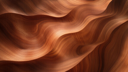 Poster - Walnut matte texture with soft shadows for interior design and craft projects