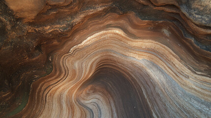 Poster - Intricate walnut wood texture with sapwood layers and natural light tones