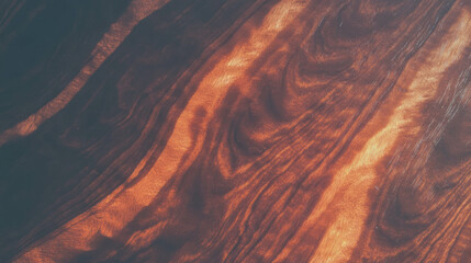 Poster - Walnut wood grain texture with rich patterns for design