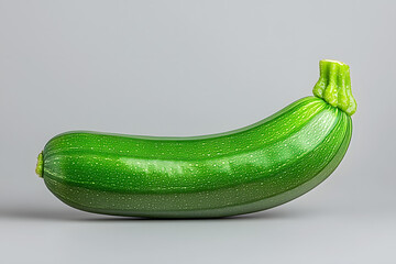 Wall Mural - A zucchini isolated on a white background. Vegetables. Healthy food. Vegan food