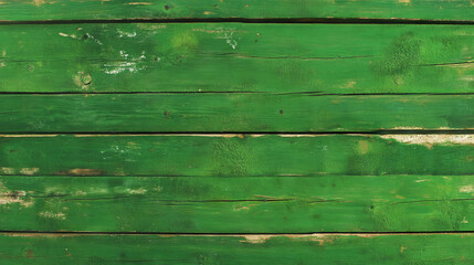 Aufkleber - Rustic green wooden boards with bright moss texture for natural designs