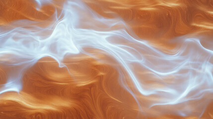 Poster - Surreal abstract wood texture with swirling glowing mist for creative design