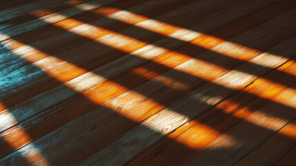 Poster - Intricate wood texture with metal inlay and light reflections for design projects