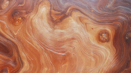 Poster - Abstract art on wood texture with organic swirls for creative designs