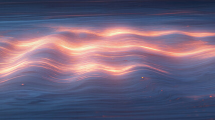 Poster - Mesmerizing illuminated wood texture with pulsating light waves for artistic designs