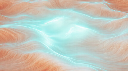 Poster - Ethereal wooden texture with luminescent blue light for artistic design