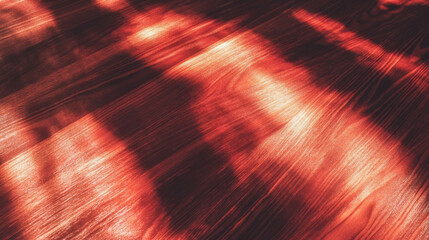 Poster - Vibrant cherry wood texture with brushed surface effect