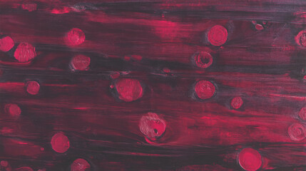 Poster - Cherry wood texture with aged patina and dark red accents for artistic design
