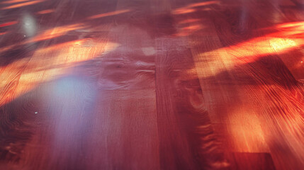 Poster - Warm cherry wood texture with enhanced natural details for design projects