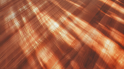 Poster - Warm cherry wood texture with subtle light patterns