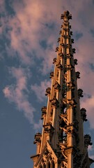 Aufkleber - Majestic Spire at Sunset
