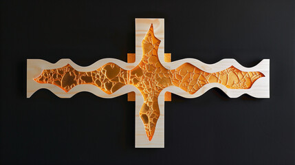 vector illustration of a cross