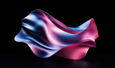 Poster - Explore the Beauty of Flowing Colors in This Dynamic Abstract Graphic Design with Smooth Textures and Modern Aesthetics