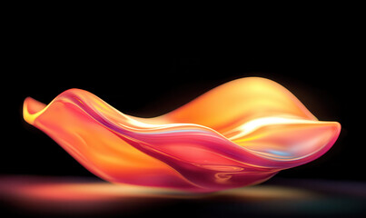 Poster - Explore the Dynamic Elegance of a Fluid Design Piece: A Vibrant Showcase of Color and Form for Modern Aesthetics and Lifestyle Enhancement