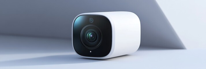 Poster - Video camera with motion detection capabilities and high resolution for enhanced security monitoring