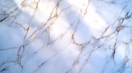 Canvas Print - Sunlight on white marble texture. Background use design