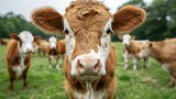 A sustainable farm integrating anaerobic digestion systems, turning animal waste into methane gas for on-site bioenergy production