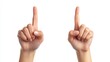 © scrdy - Two Hands Pointing Upward - A Clear Message