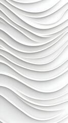 Sticker - White Wave Abstract 3D Background