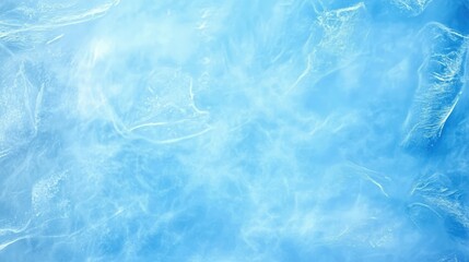 Poster - A soft blue abstract background with ethereal textures and gentle swirls, evoking calmness and tranquility.