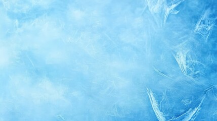 Poster - A soft, ethereal blue background with wispy textures, creating a calm and serene atmosphere.