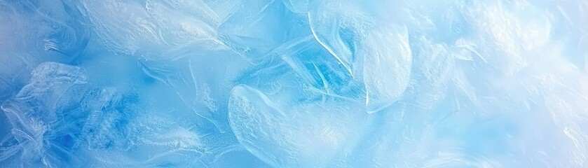 Poster - A serene, abstract image featuring soft blue textures, evoking a sense of calm and tranquility.