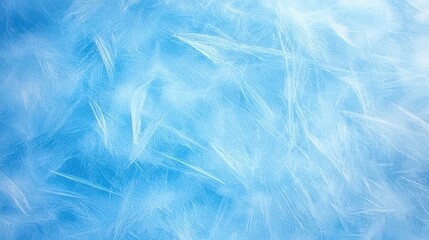 Poster - A soft blue abstract background with wispy textures, creating a serene and dreamy atmosphere.