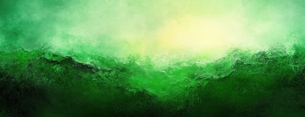 Aufkleber - Abstract Green Texture Background with Grunge Border and Soft Light