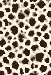 Aufkleber - Brown spots on a cream colored background create a pattern