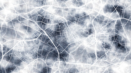 Poster - Exploring urban mapping patterns digital landscape abstract artwork modern environment aerial view geometric concepts
