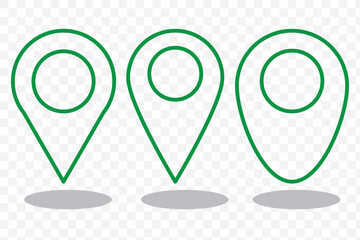 Poster - Transparent PNG available
Location map pin icons set. Modern map marker collection. Pinpoint. Location pin icon. Map pin place marker. Map marker pointer icon. GPS location symbol. EPS 10.