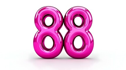 Poster - 3D Icon of a Stylized Object on a Clean White Surface, Emphasizing Modern Design and Minimalism