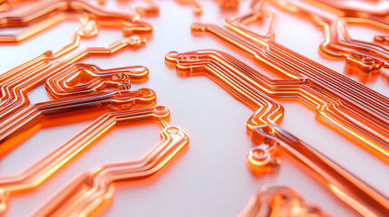 Poster - Futuristic ESIM Chip Design, showcasing intricate circuit patterns, sleek aesthetics, advanced technology, innovation in digital connectivity