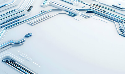 Poster - Futuristic 5G Hologram Design, a vibrant display of digital lines and holographic elements showcasing advanced technology and connectivity.