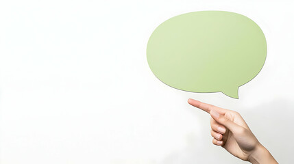 Poster - Tablet interaction, person engaging with chatbot, digital conversation, modern technology, user-friendly interface, communication innovation