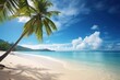 Tropical beach landscape outdoors tropical.