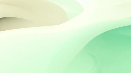 Poster - Abstract Light Green and Beige Background Design for Dynamic Wallpapers