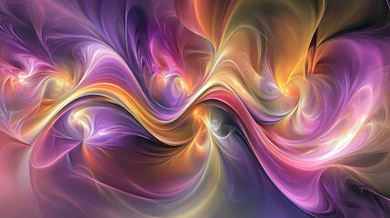 Poster - Colorful abstract art wallpaper featuring dynamic shapes and patterns for modern digital backgrounds