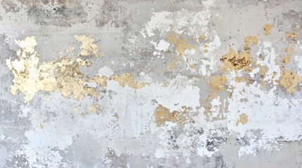 Aufkleber - Rustic Wall Art Texture with Gold Flecks Abstract Design Background for Interior Wall Decor