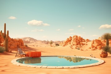 Wall Mural - desert architecture landscape outdoors.
