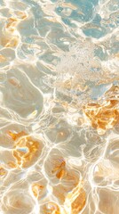 Poster - Captivating water surface patterns natural pool image aquatic environment close-up serenity