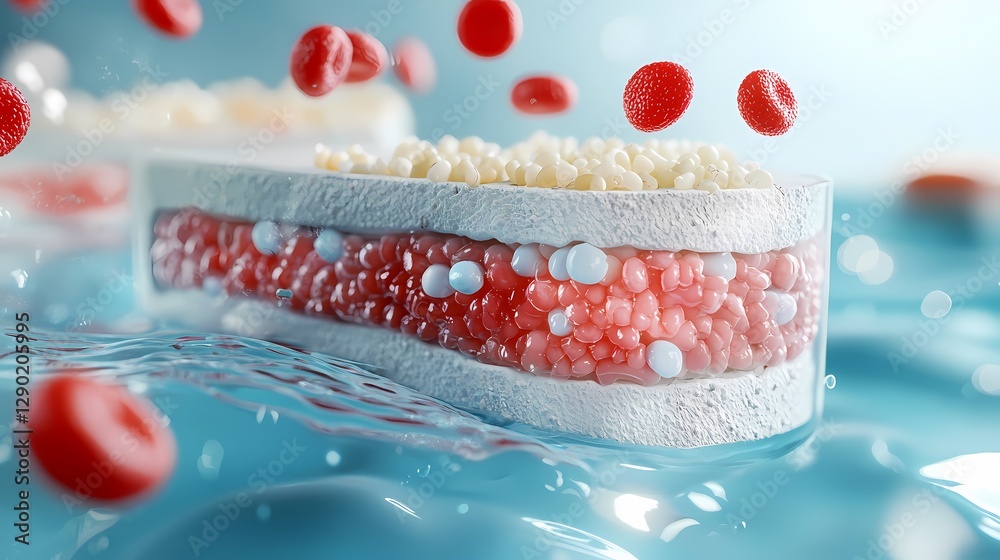 depicting the various stages of wound healing. Stock Illustration ...