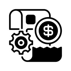 Poster - Payroll line icon. Universal creative premium symbol. Vector sign icon logo template. Vector illustration