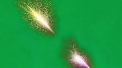 Poster - Gradient shapes morphing dynamically on green screen, creating fluid abstract visual energy with vibrant transforming design elements