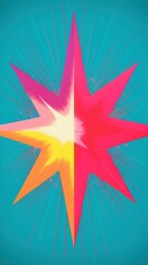 Sticker - A star illuminated backgrounds creativity.