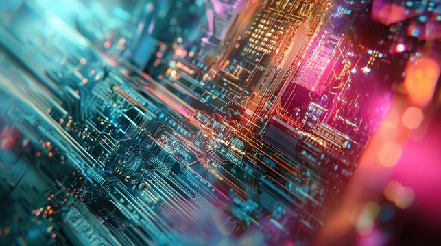 Abstract Circuitry: A Digital Dreamscape