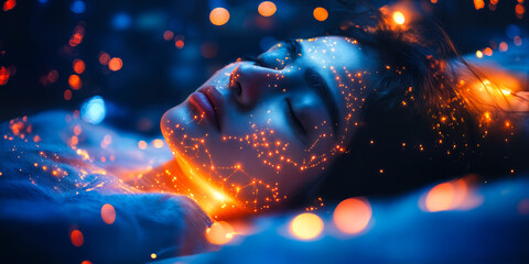 Poster - Advanced Sleep Technology Concept with Real-Time Adjustments for Personalized Solutions in Sleep Wellness Industry