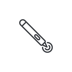 Fototapete - Stylus Pen line icon