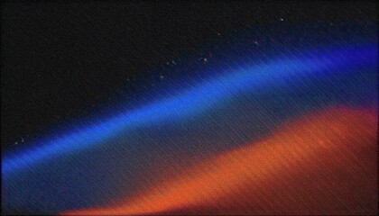 Poster - vivid abstract light wave in red and blue on a black background, futuristic motion flow, modern digital design concept

